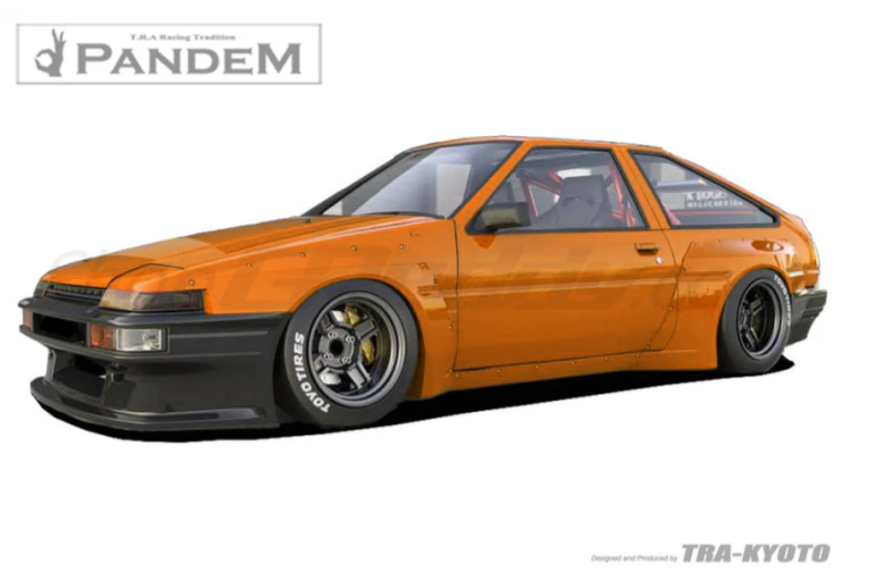 GReddy Pandem 84-87 Toyota Corolla-Trueno HB AE86 Full Widebody Kit w/o Wing