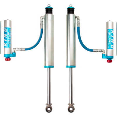 King Shocks 89-97 Toyota Land Cruiser 80 Rear 2.5 Dia Remote Res Shock for 6in Lift w/Adj (Pair)