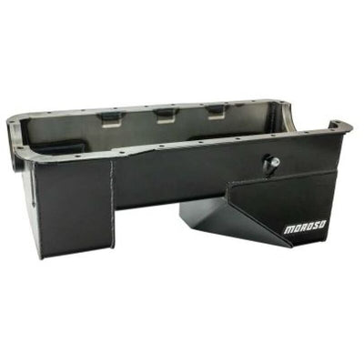 Moroso 66-77 Ford Bronco (351W) 9in Deep Billet End Seals Rear Sump Steel Oil Pan