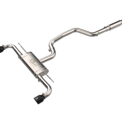 aFe 22-24 Volkswagen GTI MACH Force-Xp 3 to 2-1/2 IN Stainless Steel Cat-Back Exhaust w/Black Tip
