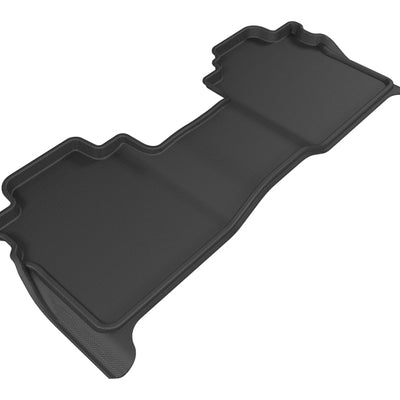 3D MAXpider 2016-2019 Nissan Titan Crew Cab Kagu 2nd Row Floormats - Black