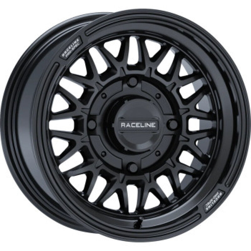 Raceline A13GB Omega 15x7in / 4x137 BP / 10mm Offset  / 110.18mm Bore - Gloss Black Wheel
