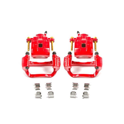 Power Stop 08-15 Toyota Sequoia Rear Red Calipers w/Brackets - Pair