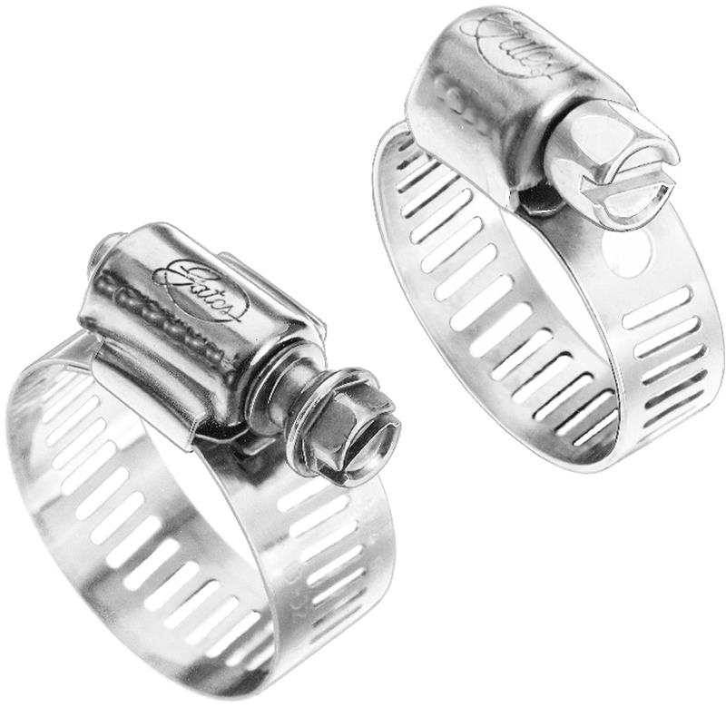 Gates Stainless Steel Clamp Size 16 (Fits Hose ID 3/4in to 1in Clamping Range 3/4in to 1-1/2in)