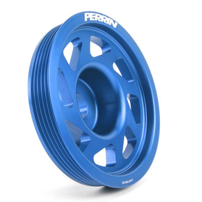PERRIN 93-14 Subaru Impreza (Incl. 02-14 WRX) / 04-21 STI (w/o AC) Lightened Crank Pulley - Blue