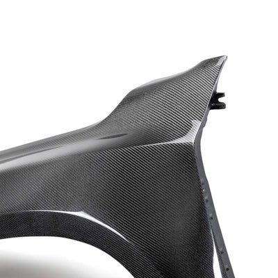 Seibon 2022 Nissan Frontier MB-Style Carbon Front Fibers Pair (2in rise 4in Wider)