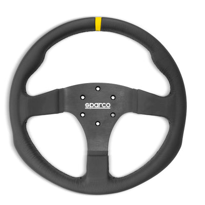 Sparco Steering Wheel R350B Leather w/ Button