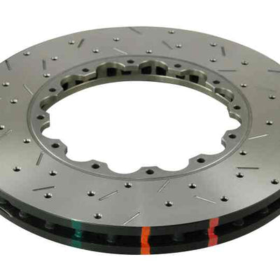 DBA 2004 WRX STi (5x100) Front Cross Drilled & Slotted 5000 Series Replacement Rotor Rings