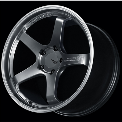 Advan GT 19X9.5 +45 CL-CL Racing Titanium Black Wheel