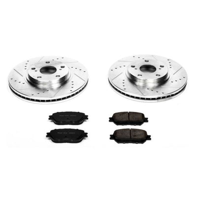 Power Stop 02-04 Toyota Camry Front Z23 Evolution Sport Brake Kit