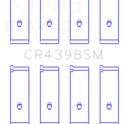 King Engine Bearings Honda L13A4/L15A (Size 0.5) Connecting Rod Bearing Set