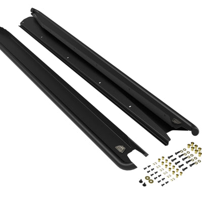 aFe POWER 15-19 Subaru Outback H4 2.5L / H6 3.6L Terra Guard Trail Slider Steps - Black