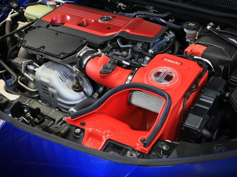aFe 23-24 Honda Civic Type R Takeda Momentum Red Edition Cold Air Intake System w/ Pro DRY S Filter