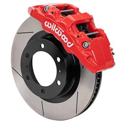 Wilwood 15-21 Toyota 4Runner Aero6-DM Red Front Brake Kit - Slotted