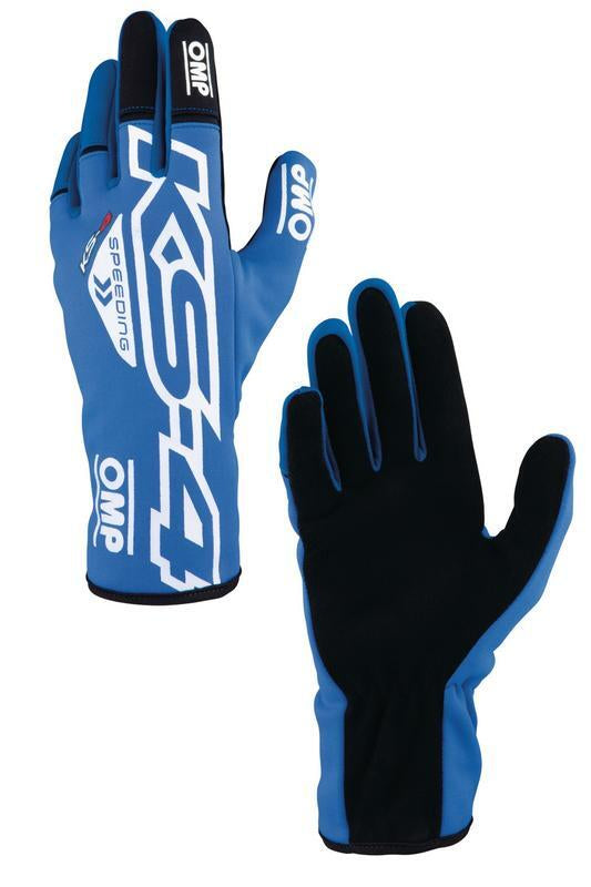 OMP KS-4 KART GLOVES MINT GREEN SZ XS