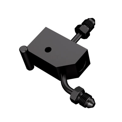 Goodridge 00-06 Harley-Davidson Softail Models Rear Brake Switch Holder - Black