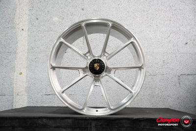 Vossen X Champion RS92 21X12 / ET45 / Brushed Gloss Clear Wheel / Centerlock / 911 GT3 992 - Rear