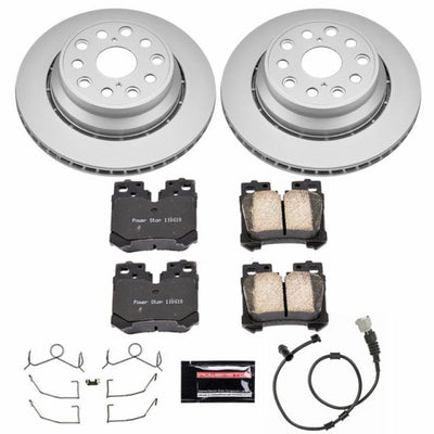 Power Stop 07-09 Lexus LS460 Rear Z17 Evolution Geomet Coated Brake Kit