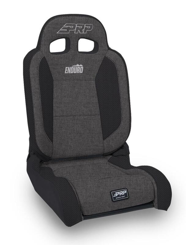 PRP EnduroDaily Reclining Suspension Seat - Black/Gray Tweed - Passenger