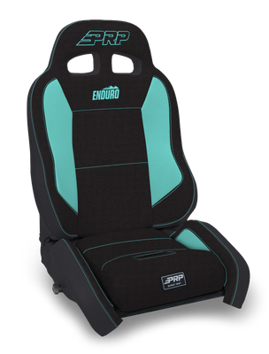 PRP EnduroCrawl Reclining Suspension Seat - Black/Teal Tweed - Driver