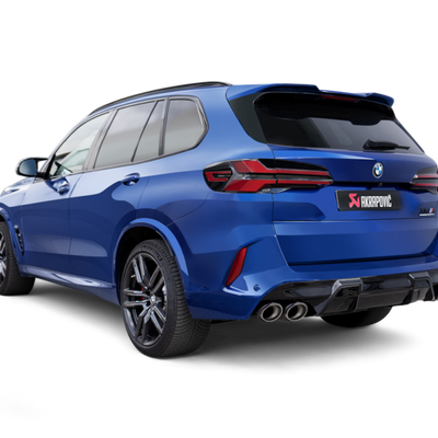 Akrapovic 2024+ BMW X5M / X6M (Face Lift) Slip-On Line (Titanium) w/Carbon Fiber Tips