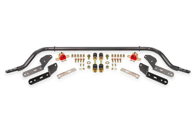 BMR 64-67 GM A-Body 1.25in Hollow 2-Hole Adjustable Front Sway Bar Kit - Black Hammertone