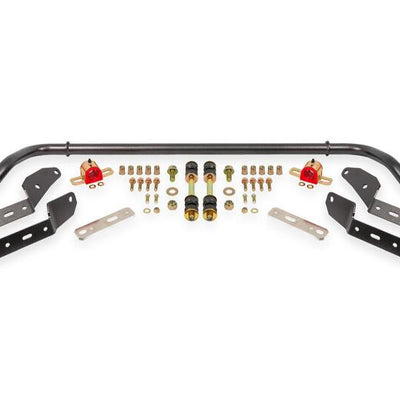 BMR 64-67 GM A-Body 1.25in Hollow 2-Hole Adjustable Front Sway Bar Kit - Black Hammertone