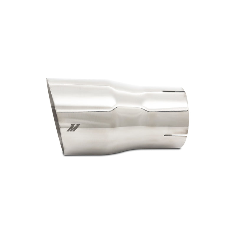 Mishimoto Clamp-On Single Wall Exhaust Tip 5in Outlet - Polished