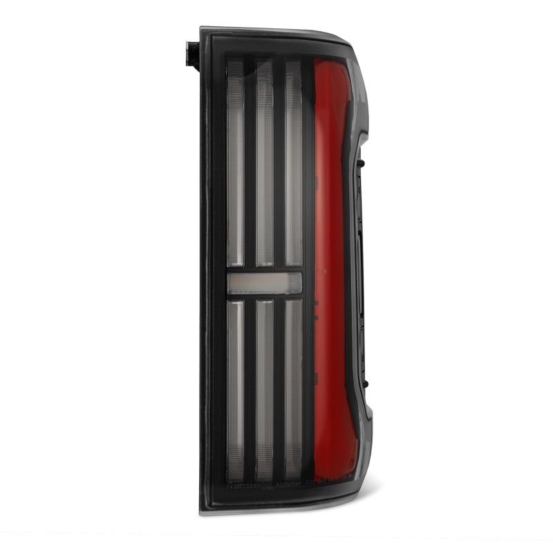 AlphaRex 24-25 Toyota Tacoma NOVA-Series LED Prismatic Tail Lights - Black Red
