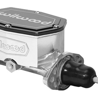 Wilwood Corvette C2 Compact Tandem Master Cylinder - 7/8in Bore - Burnished