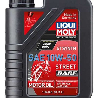 LIQUI MOLY 1L Motorbike 4T Synth SAE 10W50 Street Race