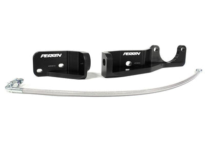 PERRIN 15-21 Subaru Impreza/WRX/STI Pitch Stop Mount & Firewall Brace - Black