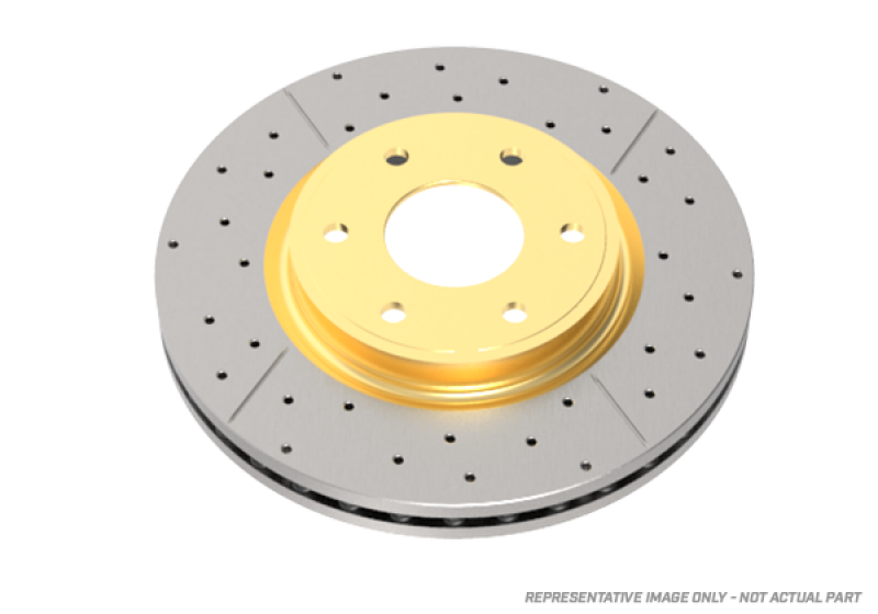 DBA 06-12 Ford Fusion Front Drilled & Slotted Street Series Rotor