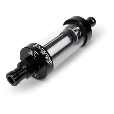 Edelbrock 3/8in i.d. Hose Clear View Fuel Filter