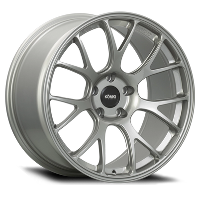 Konig Forged F1M 18X9 5X130 ET46 Ash Silver Knurled Bead