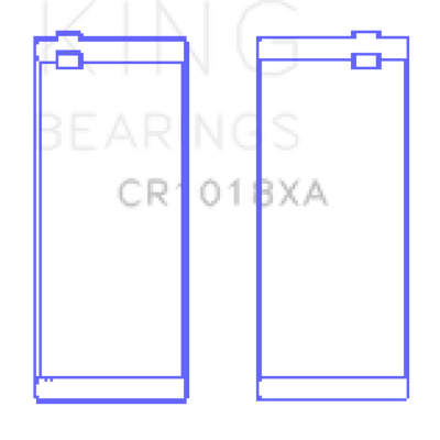 King Engine Bearings Mercedes Benz Om611.960/981/Om646.821/962/966 (Size +0.25mm) Conrod Bearing Set