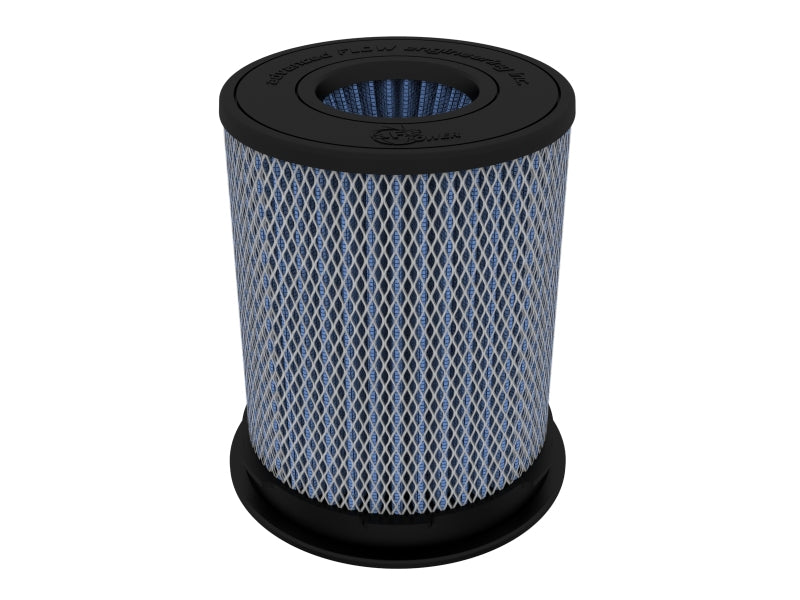 aFe Magnum Flow Pro 5R Air Filter 4in. Flange ID x 6-1/2in. Base x 6-1/2in. Top x 8 in. Height