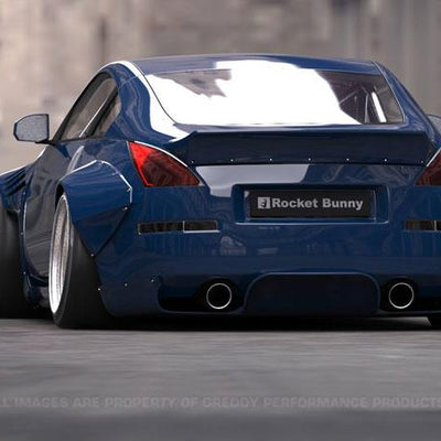 GReddy Nissan Z33 Rocky Bunny Aero Kit - Rear Fenders