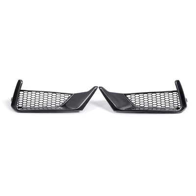 Anderson Composites 2024 Ford Mustang Dark Horse Carbon Fiber Front Bumper Inserts