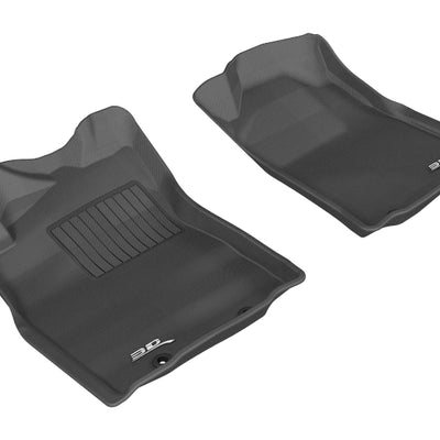 3D MAXpider 2012-2015 Toyota Tacoma Reg/Acs Cab Kagu 1st Row Floormat - Black