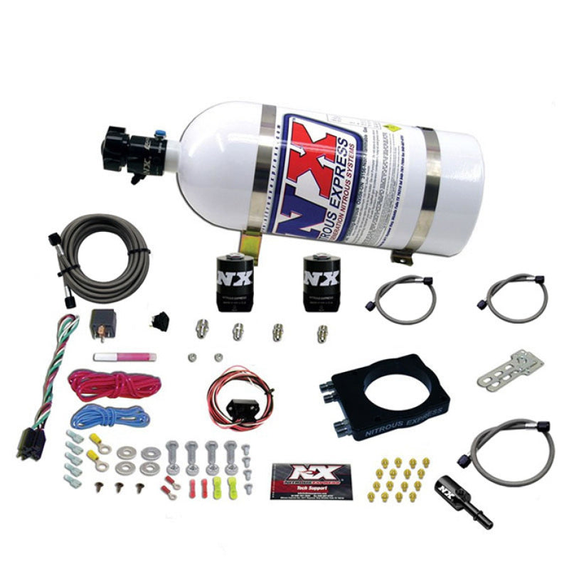 Nitrous Express 90mm Hemi Plate System (50-400hp) w/10lb Bottle