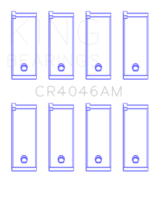 King Engine Bearings Honda D16A/D16Y/D16Z 1590Cc (Size +0.50mm) Connecting Rod Bearing Set