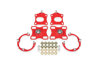 BMR Suspension 11-14 Ford Mustang Caster/Camber Plates - Red