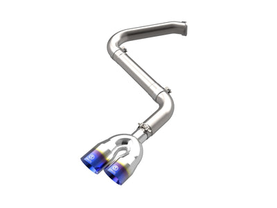 aFe Takeda Axle-Back Exhaust System Hyundai Elantra N Line 21-25 L4-1.6L- Blue Flame Tip