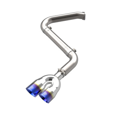 aFe Takeda Axle-Back Exhaust System Hyundai Elantra N Line 21-25 L4-1.6L- Blue Flame Tip