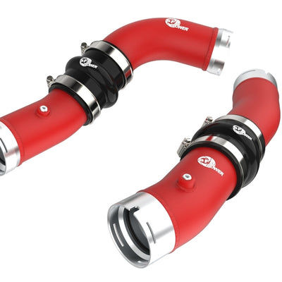 aFe 2024+ Toyota Tacoma BladeRunner  2.5in & 3in Aluminum Hot & Cold Charge Pipe Kit - Red