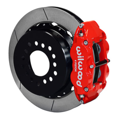 Wilwood Narrow Superlite 4R Rear Kit 14in GT Vented Rotors Red G-Body W/ 2.62in Axle Offset