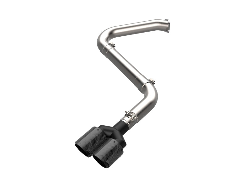aFe Takeda Axle-Back Exhaust System Hyundai Elantra N Line 21-25 L4-1.6L- Carbon Fiber Tip