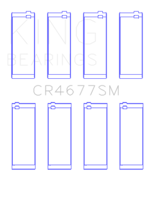 King Engine Bearings Opel 1.6 Turbo A16LET A16NET Z16LET (Size +0.50mm) Connecting Rod Bearing Set
