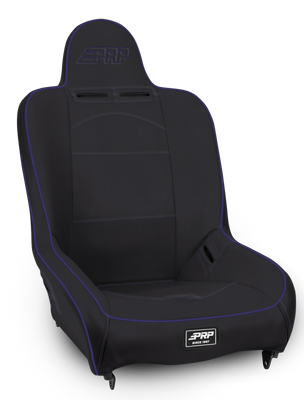 PRP Premier High Back Suspension Seat- Black/Purple Vinyl